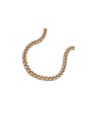 necklace wheat chain 45cm 14k gold