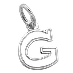 Hängsmycke Initial G Silver 925