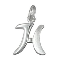 Hängsmycke Initial H Silver 925