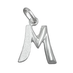 Hängsmycke Initial M Silver 925