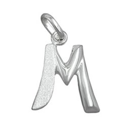 Hängsmycke Initial M Silver 925