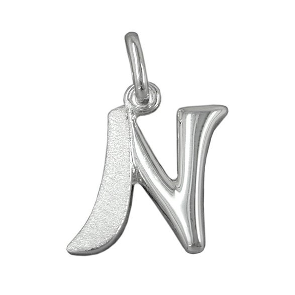 Hängsmycke Initial N Silver 925