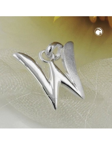 Hängsmycke Initial W Silver 925