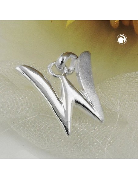 Hängsmycke Initial W Silver 925