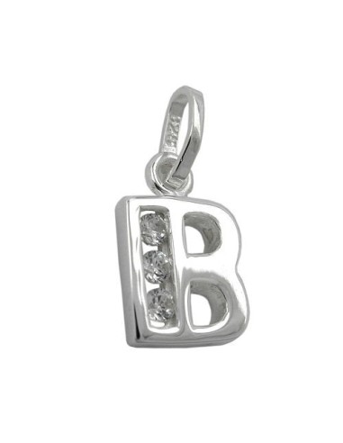 Hängsmycke Initiale B With Cz Silver 925