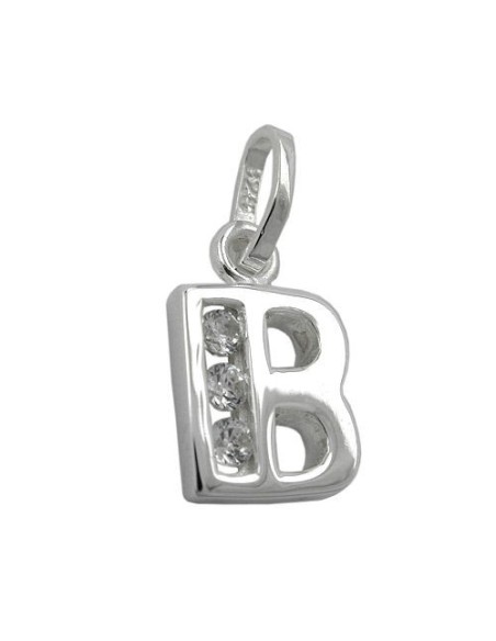 Hängsmycke Initiale B With Cz Silver 925