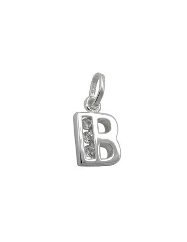 Hängsmycke Initiale B With Cz Silver 925