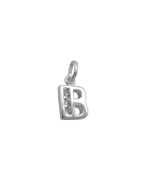 Hängsmycke Initiale B With Cz Silver 925