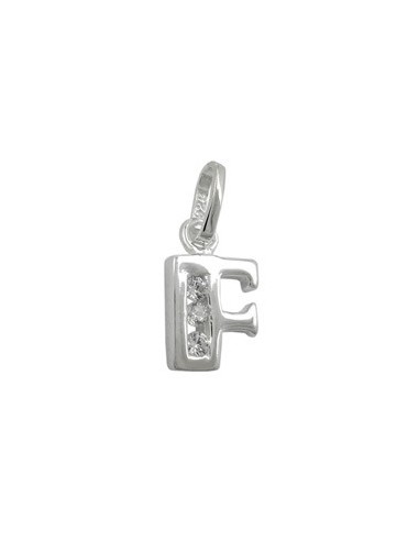 Hängsmycke Initiale F With Cz Silver 925