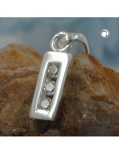 Hängsmycke Initiale I With Cz Silver 925
