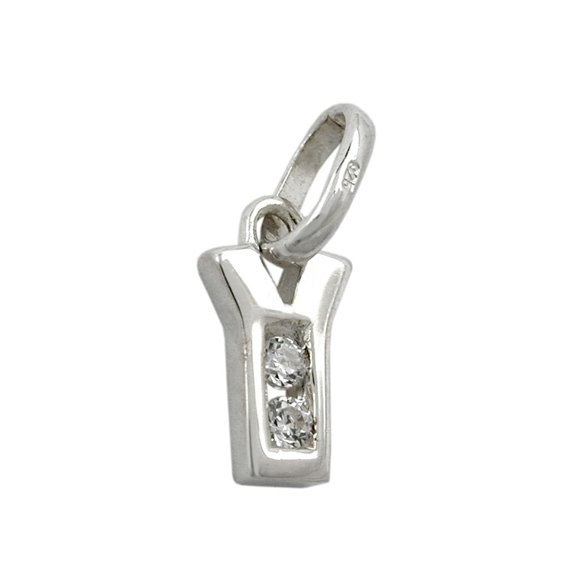 Hängsmycke Initiale Y With Cz Silver 925
