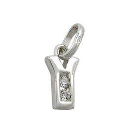 Hängsmycke Initiale Y With Cz Silver 925