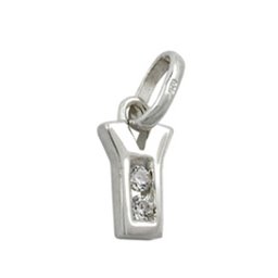 Hängsmycke Initiale Y With Cz Silver 925