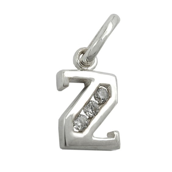 Hängsmycke Initiale Z With Cz Silver 925