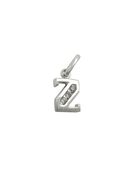Hängsmycke Initiale Z With Cz Silver 925