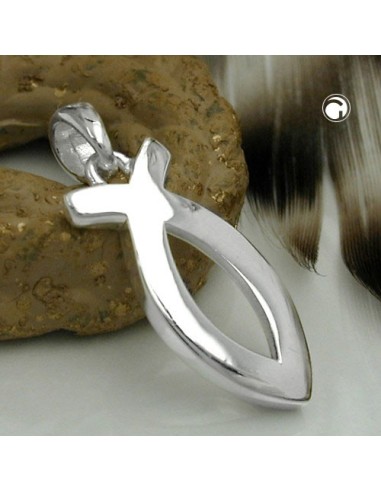Hängsmycke Jesus-Sign Fish Silver 925