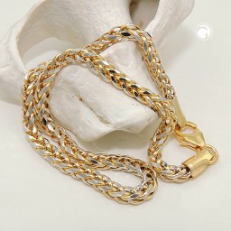 bracelet wheat chain 19cm 14k gold