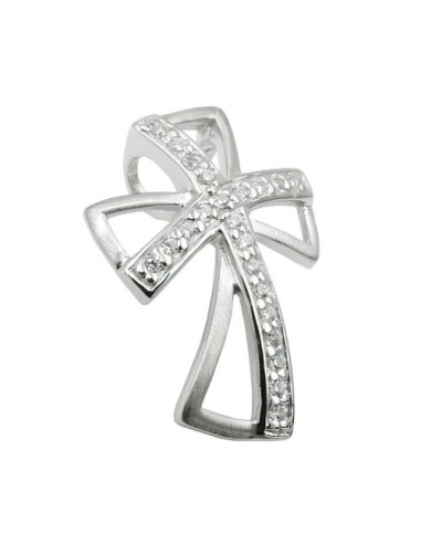 Hängsmycke Kors With Zirconia Silver 925