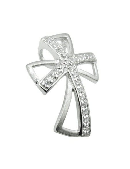 Hängsmycke Kors With Zirconia Silver 925