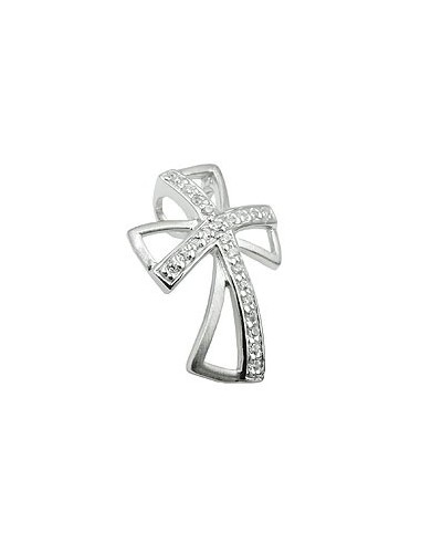 Hängsmycke Kors With Zirconia Silver 925