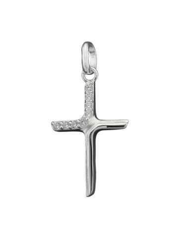 Hängsmycke Kors With Zirconia Silver 925
