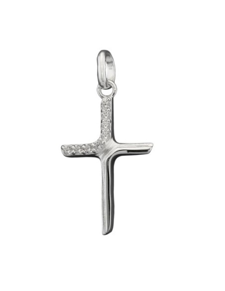Hängsmycke Kors With Zirconia Silver 925