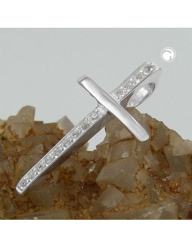 Hängsmycke Krucifix Zirconia Silver 925