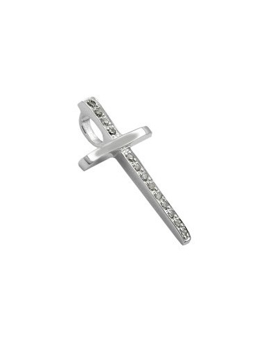 Hängsmycke Krucifix Zirconia Silver 925