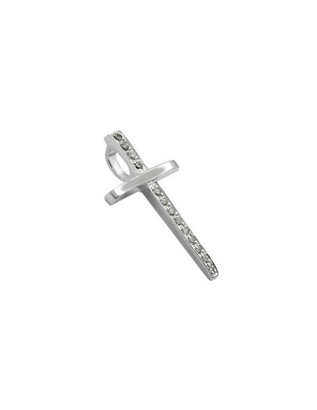 Hängsmycke Krucifix Zirconia Silver 925