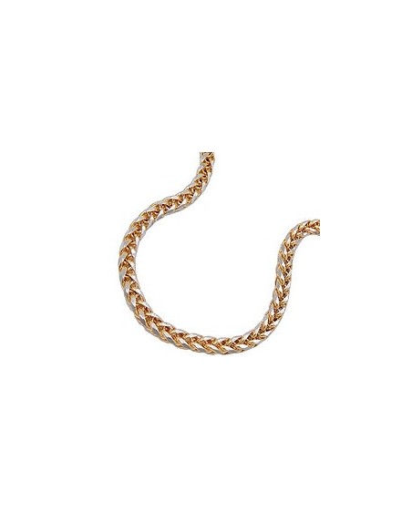 bracelet wheat chain 19cm 14k gold
