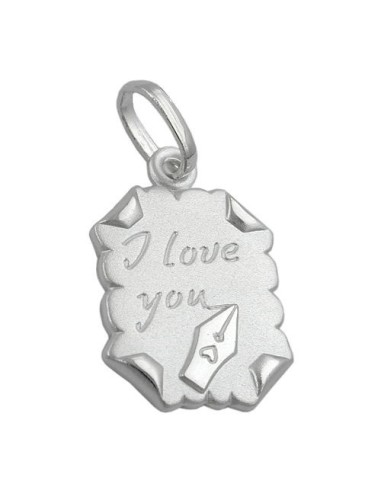 Hängsmycke Letter -I Love You- Silver 925