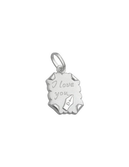Hängsmycke Letter -I Love You- Silver 925