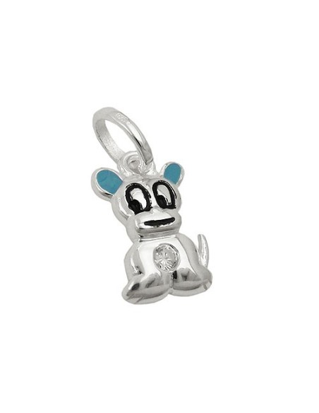 Hängsmycke Little Dog Zirconia Silver 925
