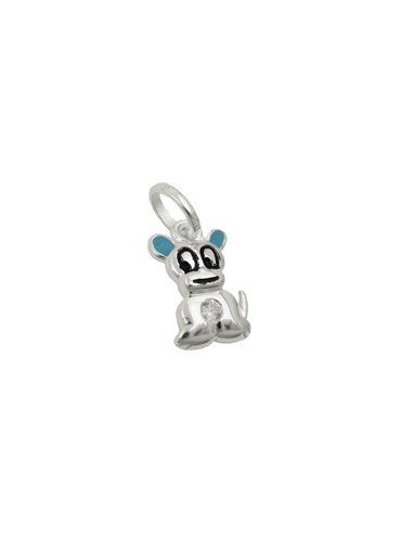 Hängsmycke Little Dog Zirconia Silver 925