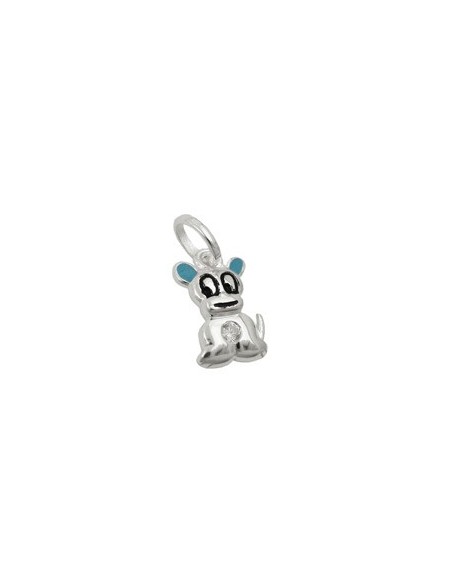 Hängsmycke Little Dog Zirconia Silver 925