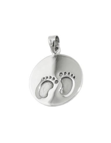 Hängsmycke Little Foots Oxidated Silver 925