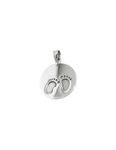 Hängsmycke Little Foots Oxidated Silver 925