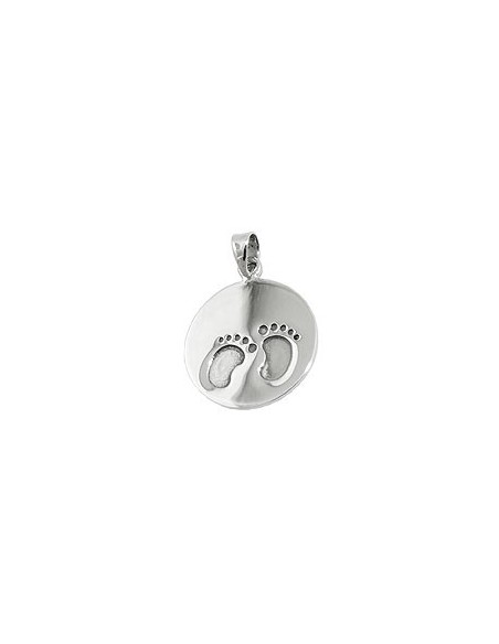 Hängsmycke Little Foots Oxidated Silver 925