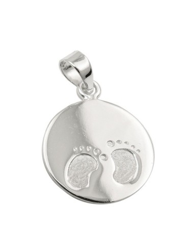 Hängsmycke Little Foots Polished Silver 925