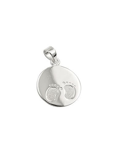 Hängsmycke Little Foots Polished Silver 925