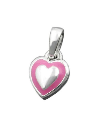 Hängsmycke Little Heart Pink Silver 925