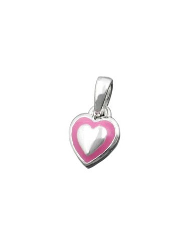 Hängsmycke Little Heart Pink Silver 925