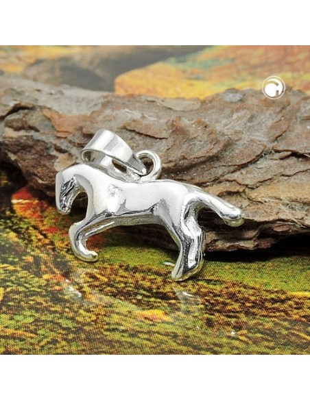Hängsmycke Little Horse Polished Silver 925