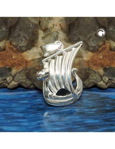 Hängsmycke Little Viking Ship Silver 925