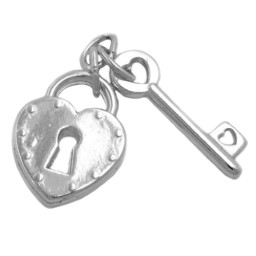 Hängsmycke Lock & Key Silver 925