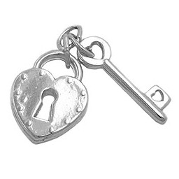 Hängsmycke Lock & Key Silver 925