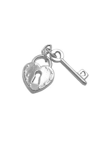 Hängsmycke Lock & Key Silver 925