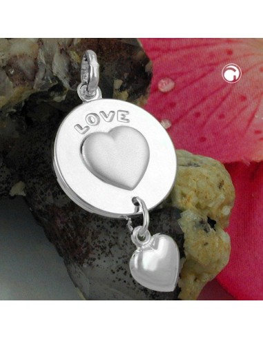Hängsmycke Love Engraved Silver 925