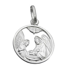 Hängsmycke Mary And Josef Silver 925