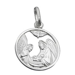 Hängsmycke Mary And Josef Silver 925